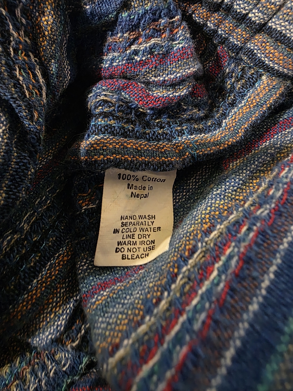 Ganesh Blue Multi-Stripe Casual Pant - Picture 3 of 5